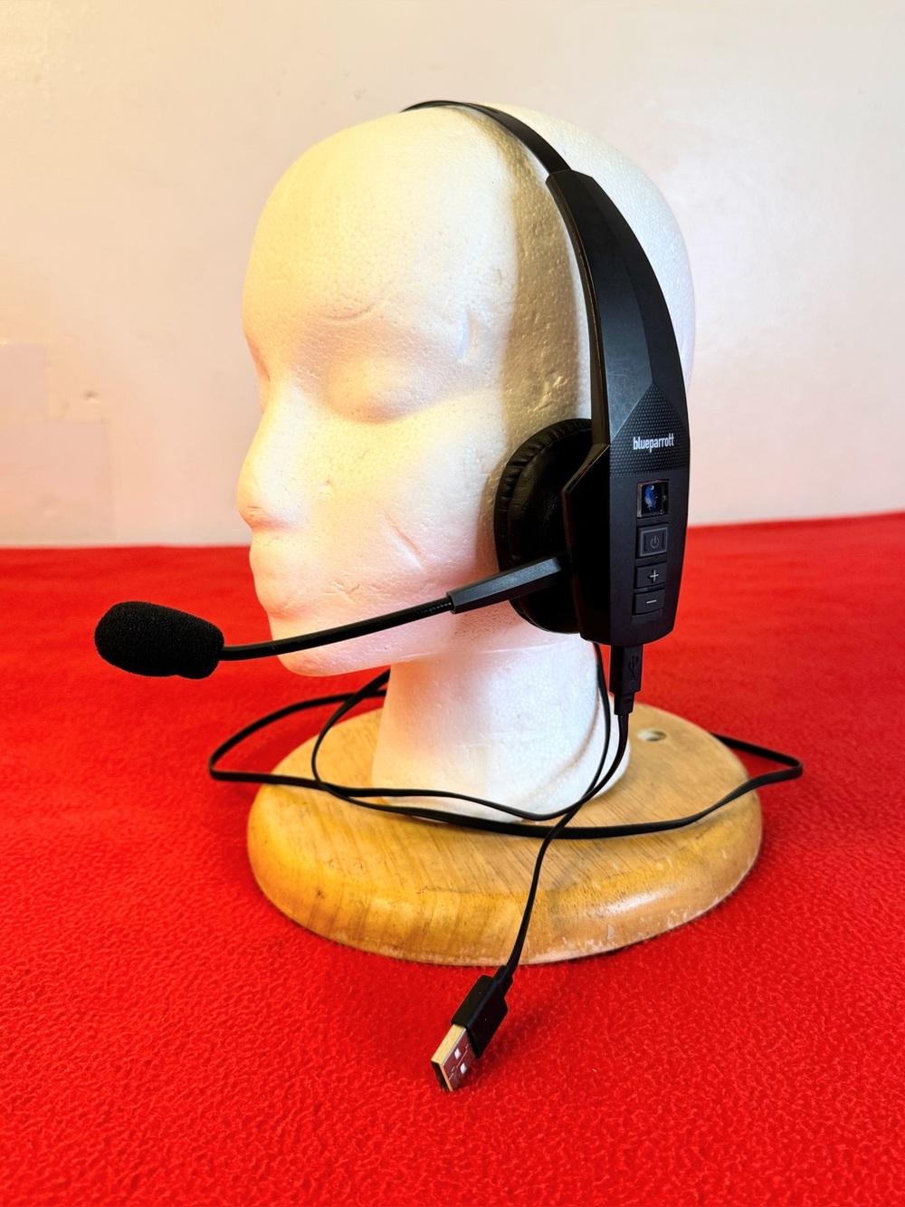 Blue Parrott B350-XT Bluetooth Wireless Trucker Headset Noise Canceling